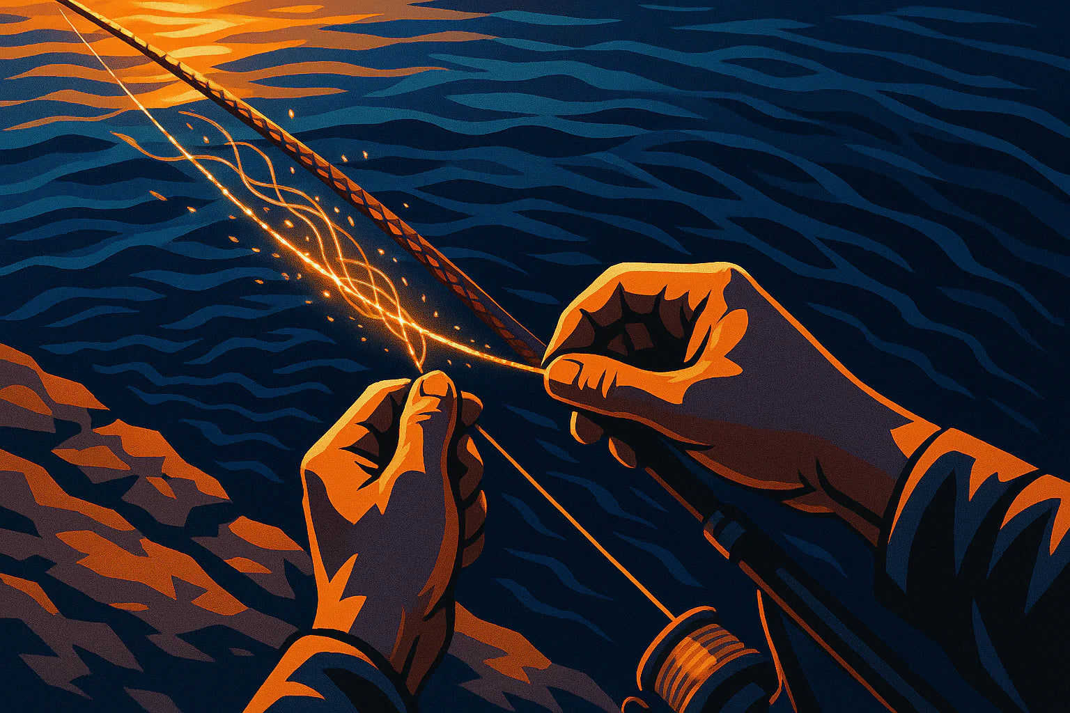 heat resistant braided fishing line