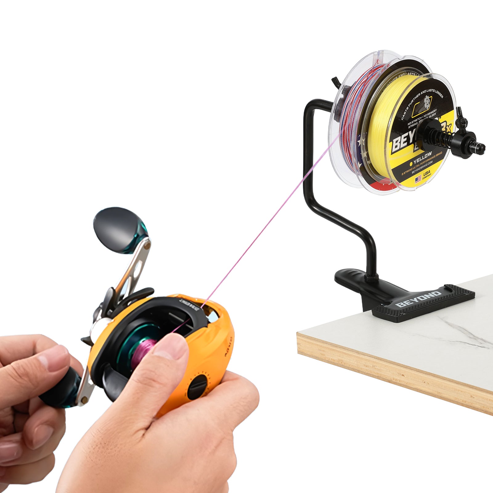 baitcasting reel for tying on leader line Beyond Braid EZ Fishing Spooler 1-Pack How to Store Your The Custom Inshore SLP fly Lb. Test:5 lb.