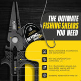 Beyond Fishing Voyager Bundle - Tackle Backpack, Hook Remover & Titanium Line Shears (Black)