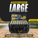 Beyond Fishing Hauler Tackle Bags With or Without Tackle Box Available in Medium, Large, and Extra-Large