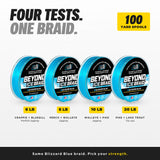 Beyond ICE Braid 100 Yard Spool - Blizzard Blue