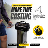 Beyond Fishing Line Storage Bag – Tangle-Free Line Management Bag with Built-In Dispenser, Fishing Spool Bag with Writable ID Panel