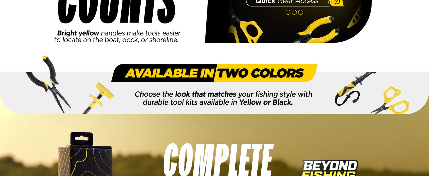 Beyond Braid 5-Piece Fishing Tool Kit