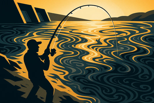 fishing in dam