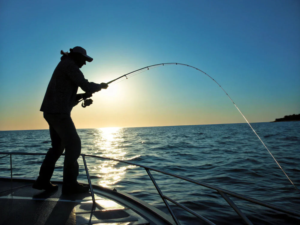 high visibility blue braid fishing line