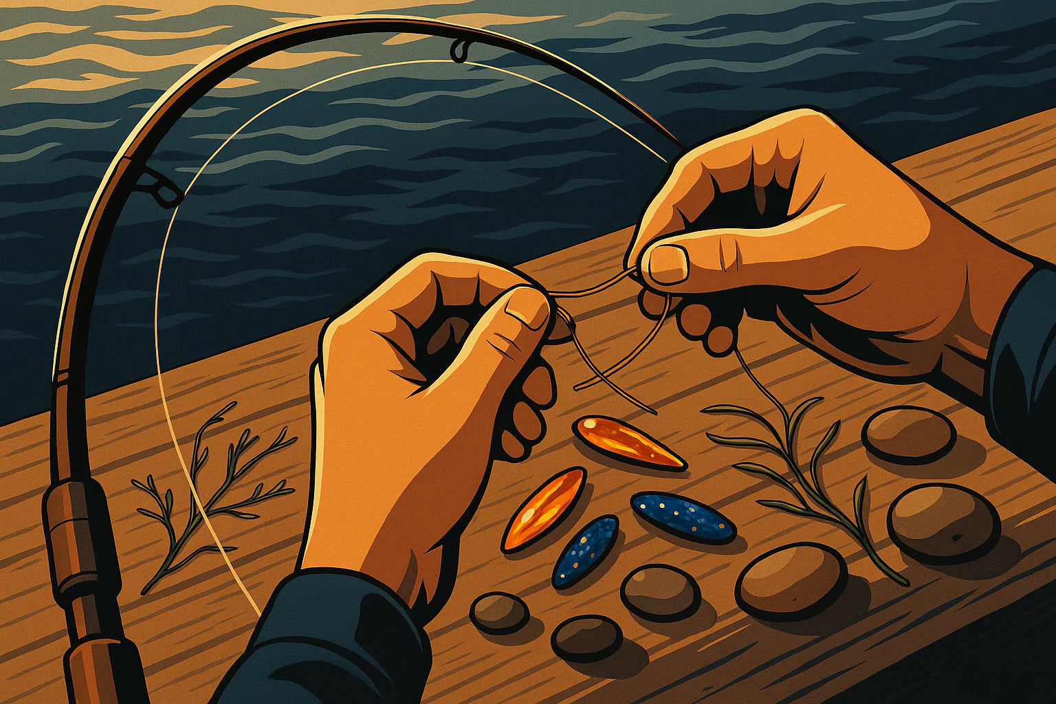 organizer for storing fishing bait