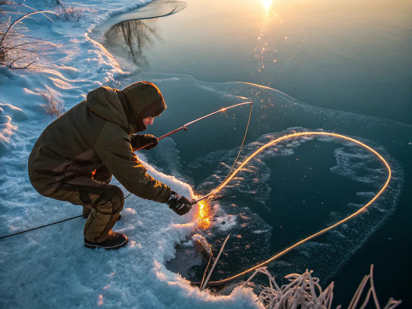 ice fishing braid for cold conditions