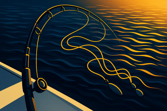 weighted trolling braid for deep fishing