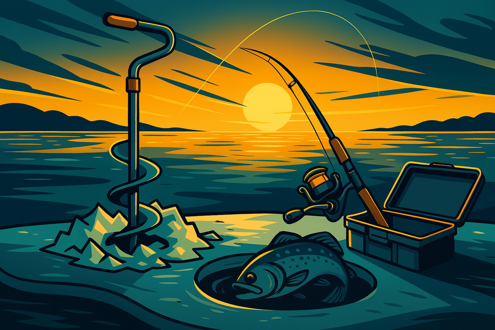 Auger Fishing: The Complete Guide to Choosing, Using, and Maintaining Ice Augers