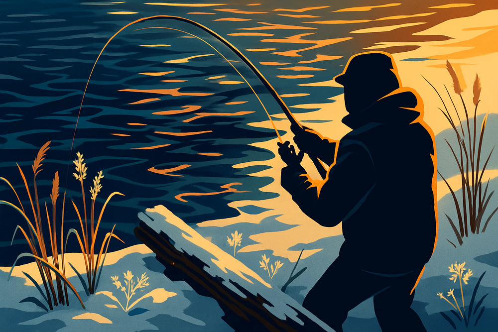 fishing bass in winter