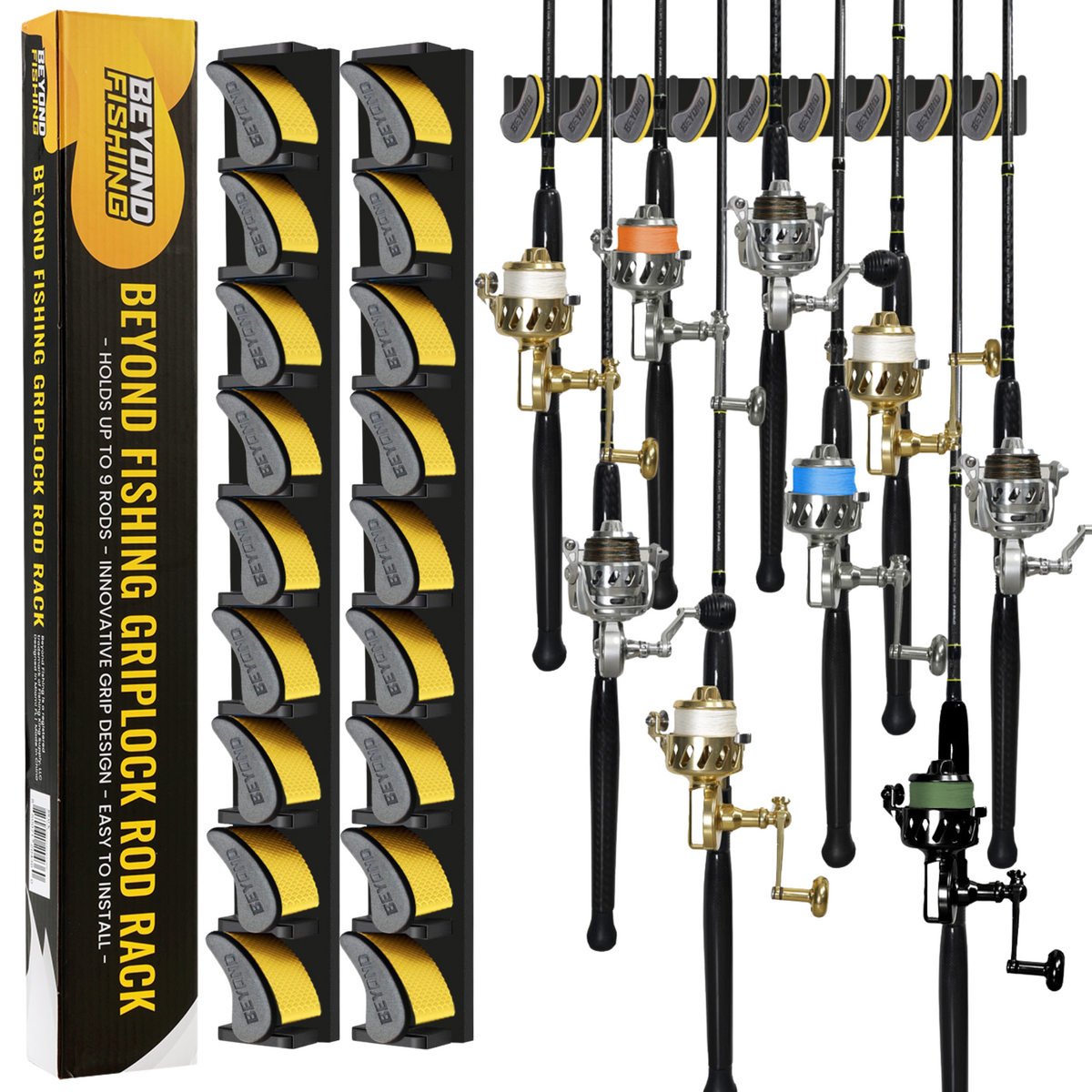Beyond Fishing GripLock Vertical Fishing Rod Rack