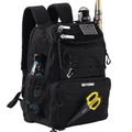 Beyond Fishing Tackle Backpack with Rod Holders, 40L Water-Resistant Canvas, MOLLE System & Plier Slot – With or Without 3600 Tackle Boxes, Black or Tan