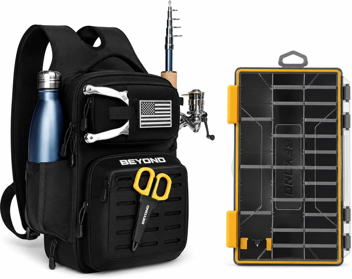 Beyond Braid Voyager Tackle Bag Bundle with 3600 Tackle Box