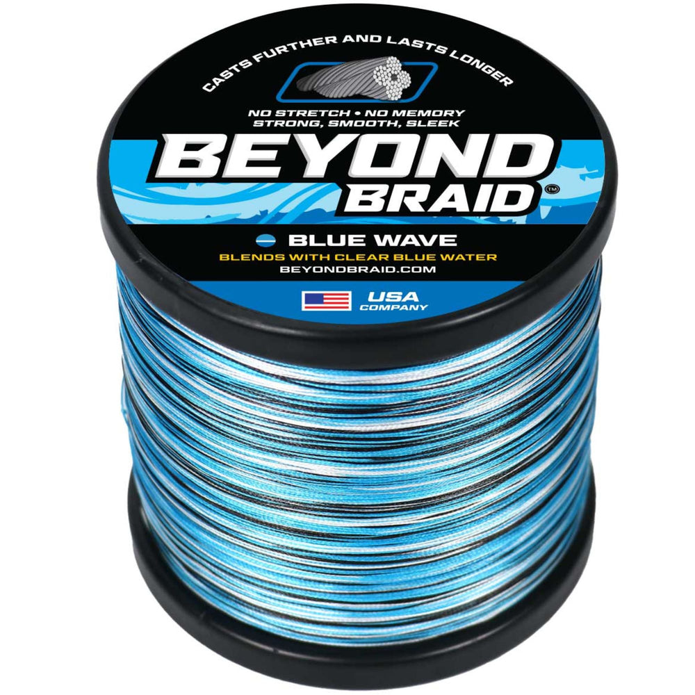 Booms Fishing BG1 Savage Braided Fishing Line, 8 Strands Braided Lines,  Abrasion Resistant PE Lines,Zero Stretch and Ultra Sensitive, 15lb-50lb
