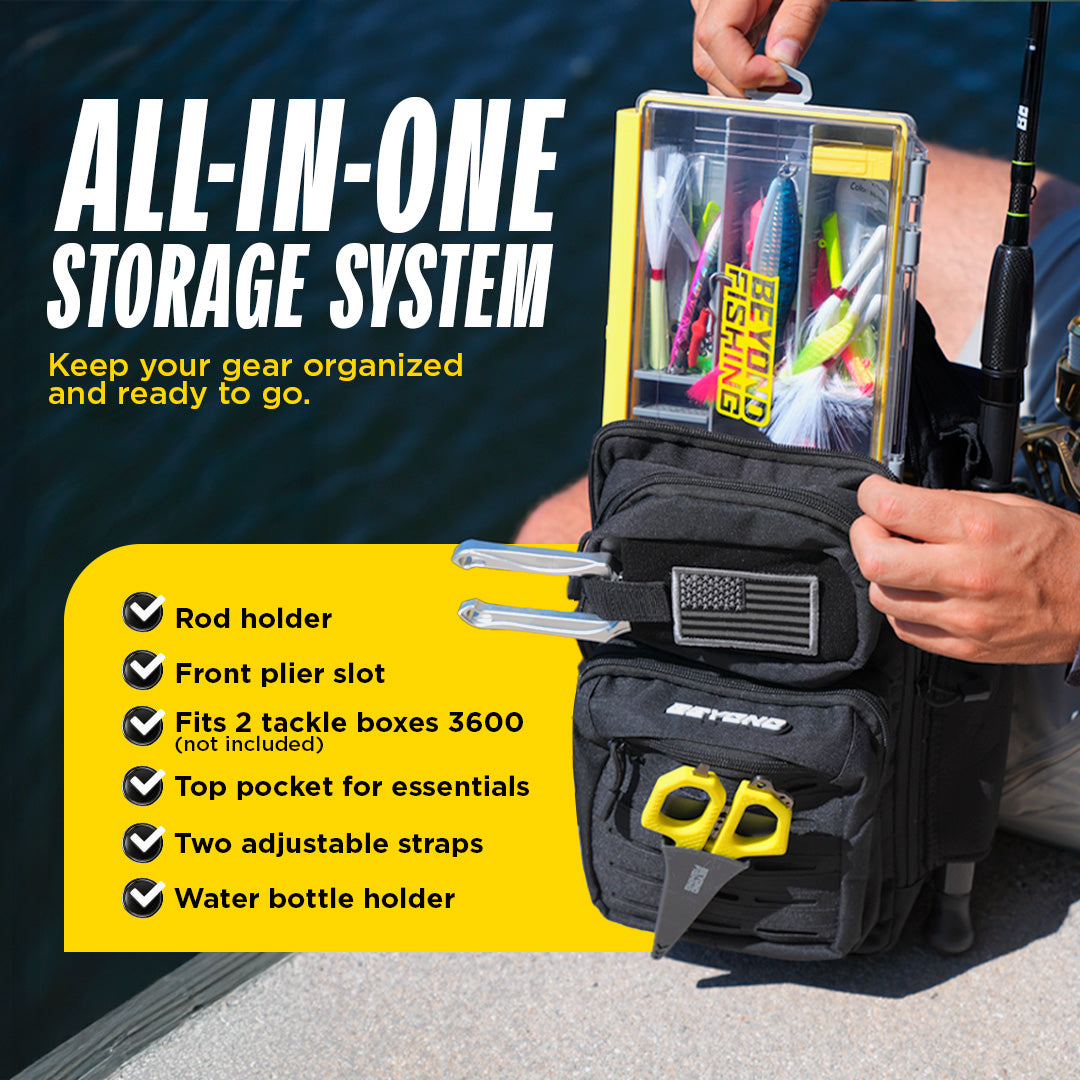 Beyond Fishing Voyager Tackle Bag With or Without Tackle Box