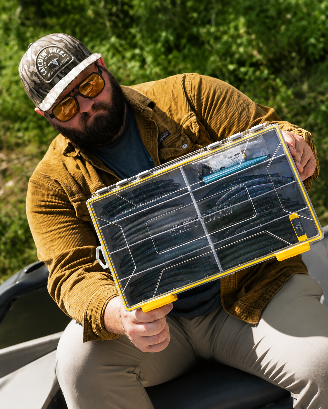 Beyond Fishing DryLock Waterproof Tackle Box, Watertight 3600 &amp; 3700 Tackle Trays with Dual-Latch Seal, Adjustable Removable Dividers &amp; Anti-Rust Desiccant, Lure &amp; Terminal Tackle Organizer