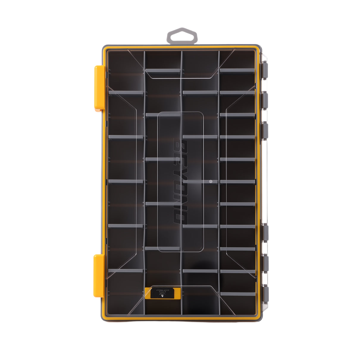 Beyond Fishing DryLock Waterproof Tackle Box, Watertight 3600 &amp; 3700 Tackle Trays with Dual-Latch Seal, Adjustable Removable Dividers &amp; Anti-Rust Desiccant, Lure &amp; Terminal Tackle Organizer
