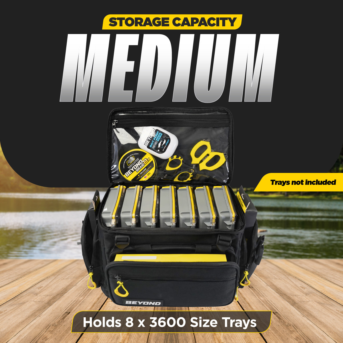 Beyond Fishing Hauler Tackle Bags -Available in Medium, Large, and Extra-Large Medium