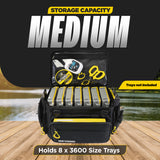 Beyond Fishing Hauler Tackle Bags  With or Without Tackle Box Available in Medium, Large, and Extra-Large