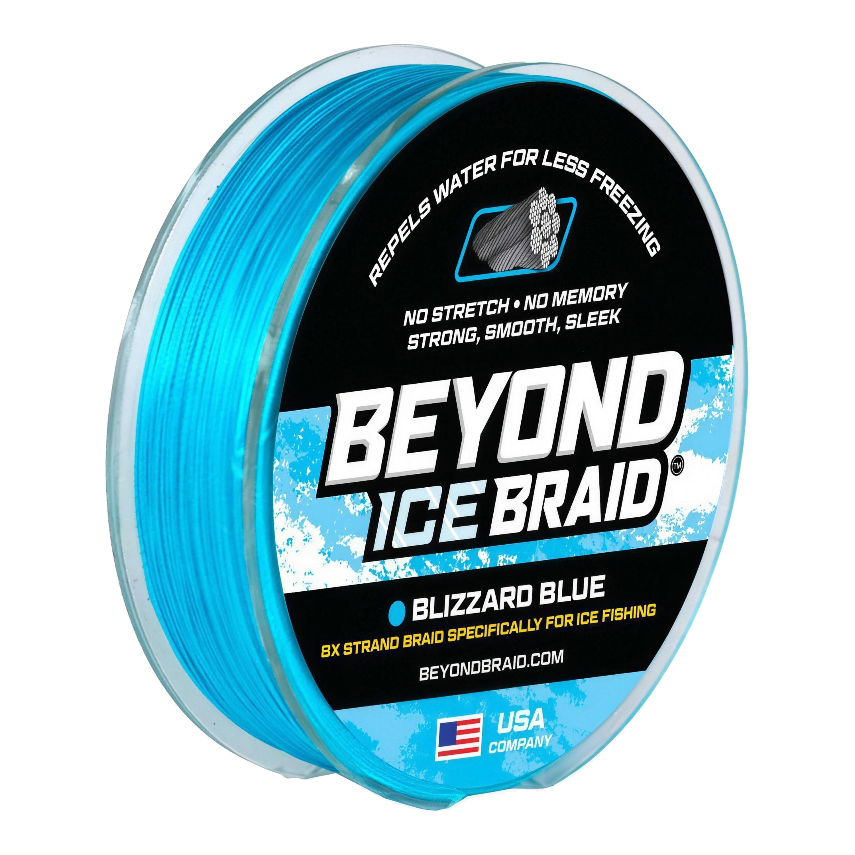Beyond ICE Braid 100 Yard Spool - Blizzard Blue