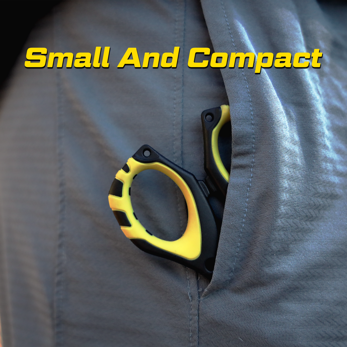 Beyond Fishing Scissors for Braided Line, 4.5&quot; Inch Stainless Steel with Serrated Blades, Non Slip Grip, Large Finger Holes Fishing Line Cutter