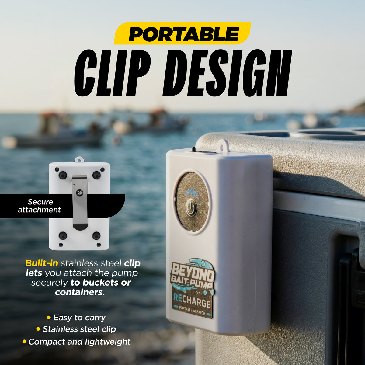 WHOLESALE - Rechargeable Mini Bait Pump