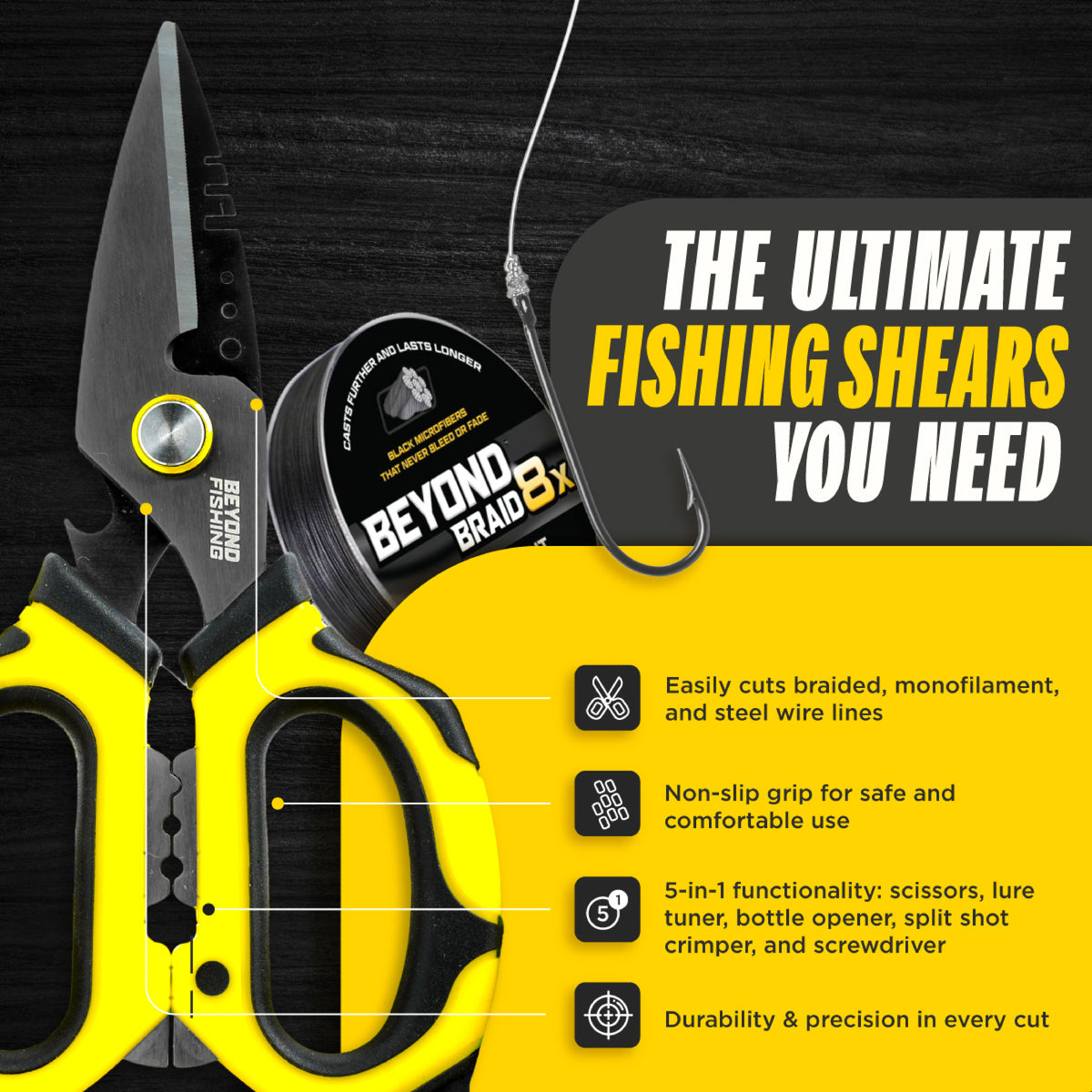 6.5&quot; Omni Pro Fishing Shears