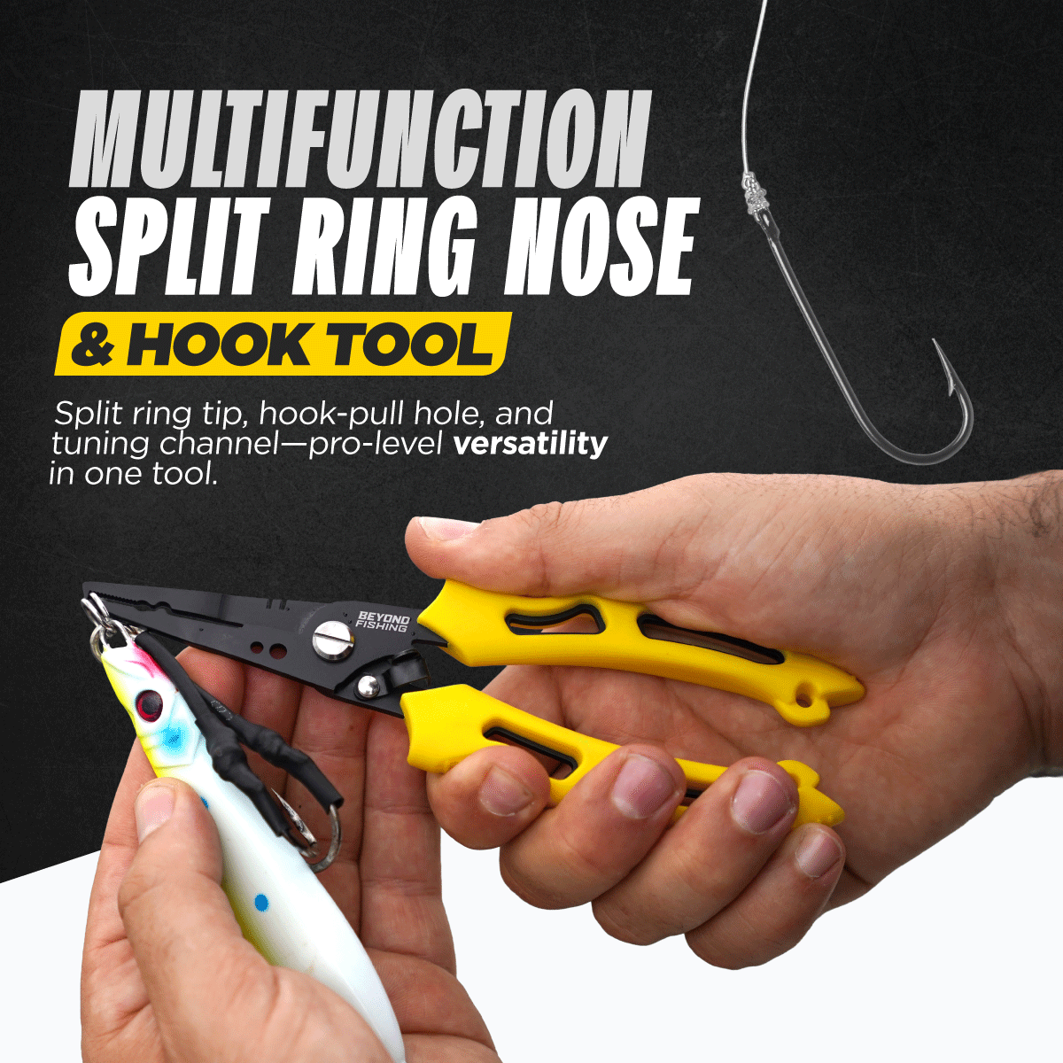 QuickRig Multifunction Fishing Pliers - Black