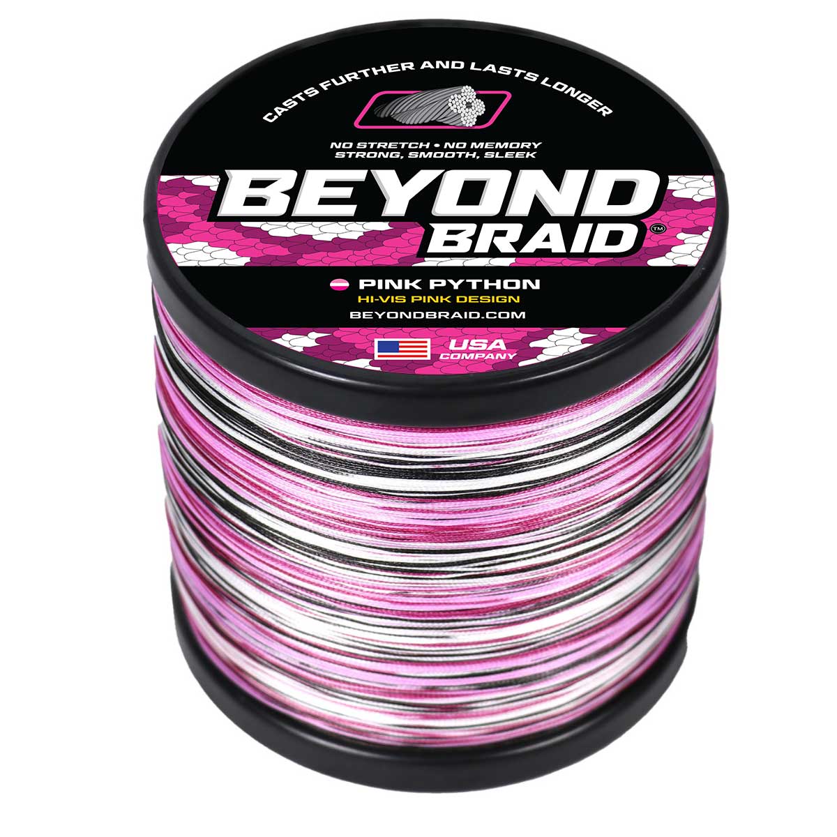 Braided Fishing Line - 300 Yards, Pro Grade Performance for Saltwater &amp; Freshwater- Beyond Braid