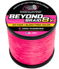 Pink Punisher 8X No Fade braided fishing line spool