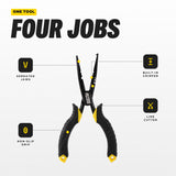Beyond Fishing 7" Needle Nose Fishing Pliers with Line Cutter & Crimper