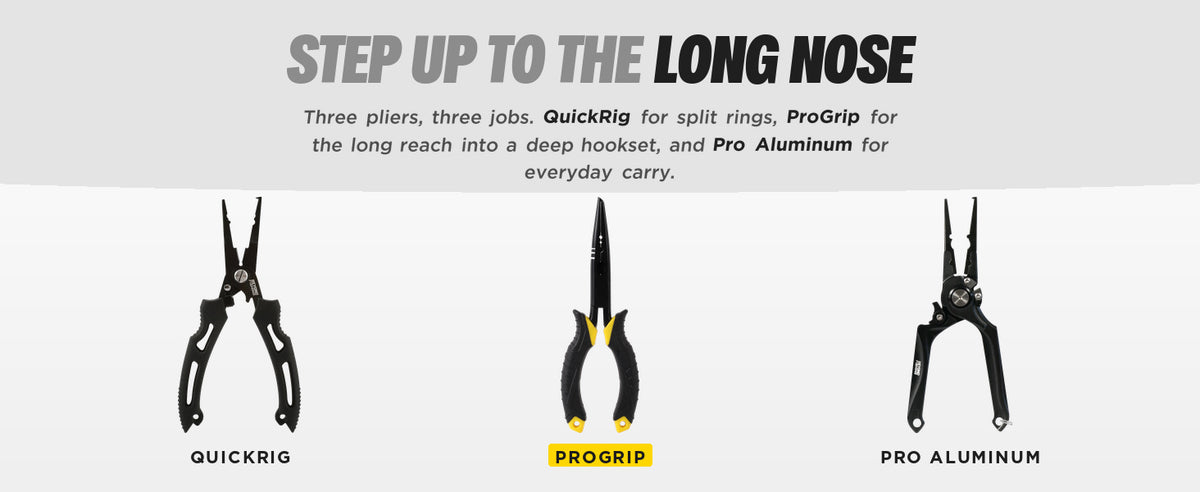 Beyond Fishing 7" Needle Nose Fishing Pliers with Line Cutter & Crimper