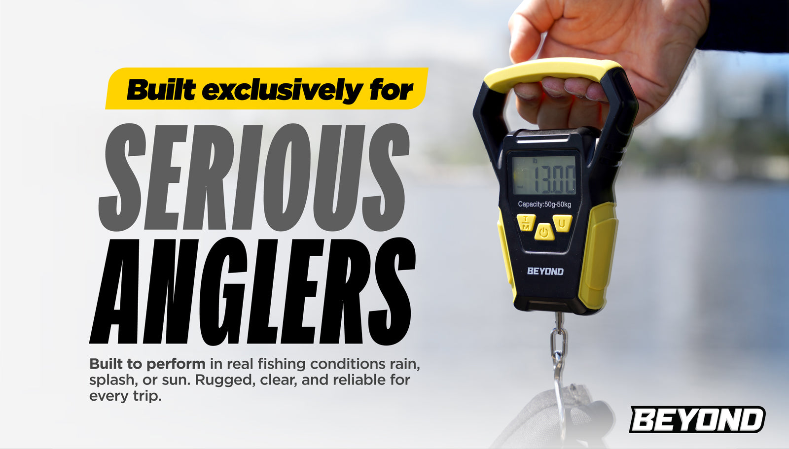 Beyond Fishing Digital Scale with Tape Measure