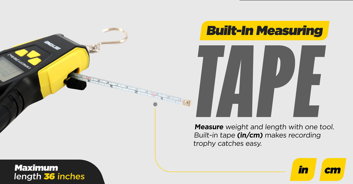 Beyond Fishing Digital Scale with Tape Measure