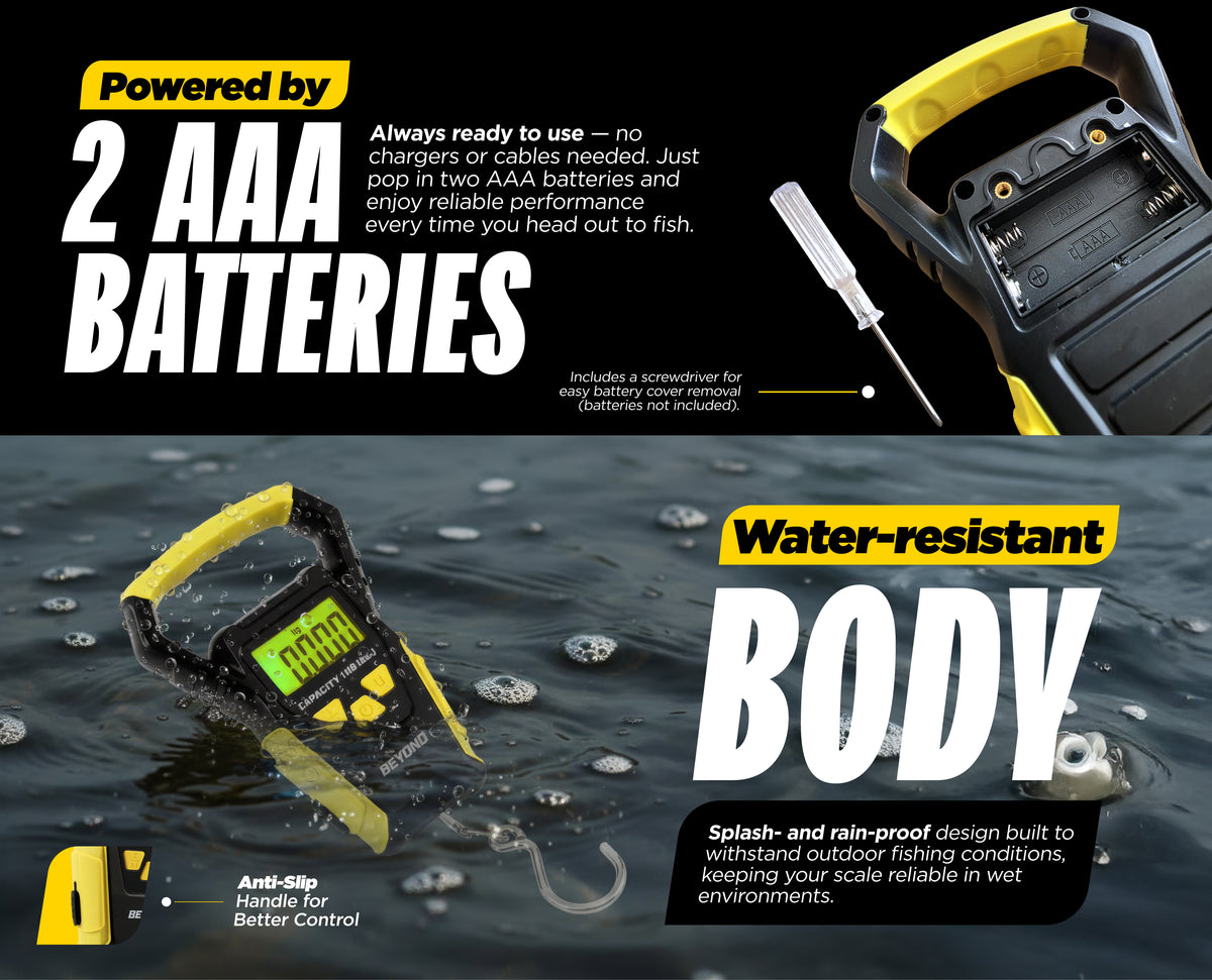 Beyond Fishing Digital Scale with Tape Measure
