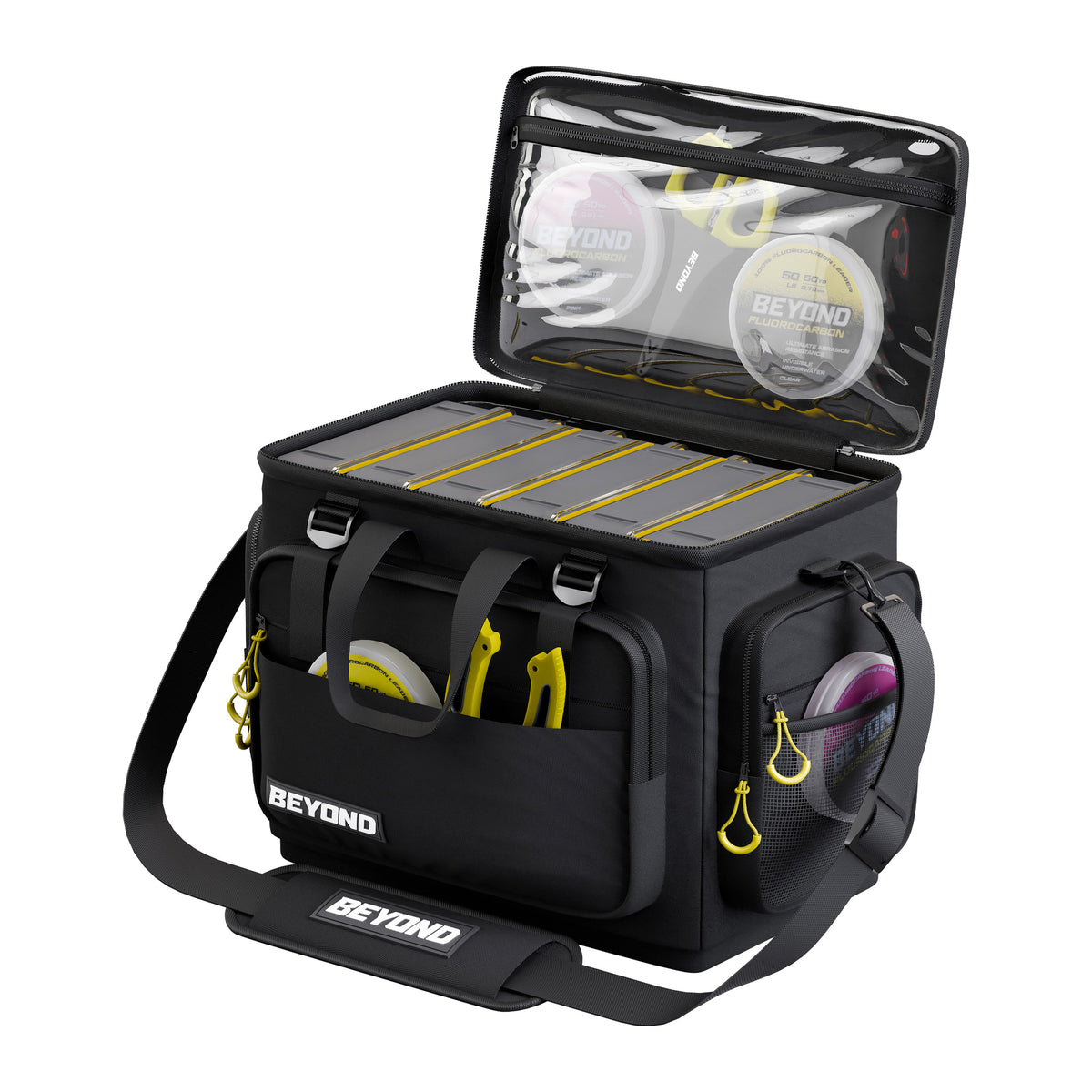 Beyond Fishing Hauler Tackle Bags  With or Without Tackle Box Available in Medium, Large, and Extra-Large