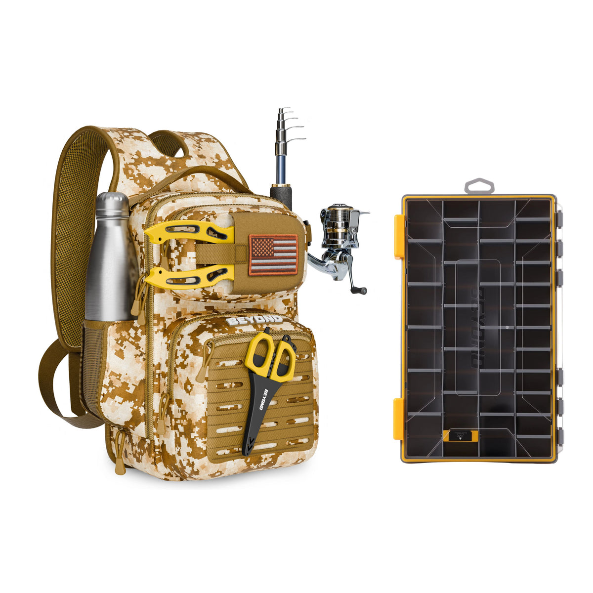 Beyond Fishing Voyager Tackle Bag With or Without Tackle Box