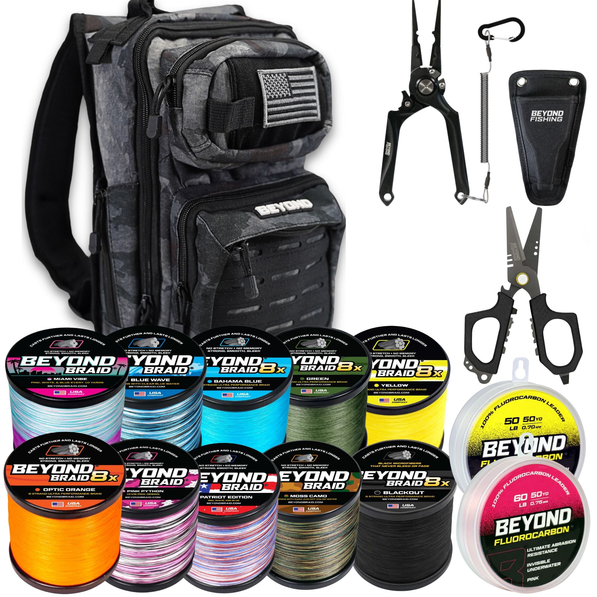 All-in 1 Super Fishing Kit (Line + Accessories) All-in 1 Super Fishing Kit (Line + Accessories)