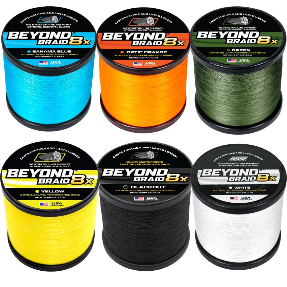 8 Strand Braided Fishing Line Series - Super Sleek & Smooth Braided Fishing Line - High Performance Fishing Line For Saltwater & Freshwater