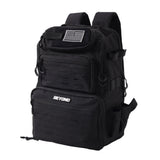 Beyond Fishing Tackle Backpack with Rod Holders, 40L Water-Resistant Canvas, MOLLE System & Plier Slot – With or Without 3600 Tackle Boxes, Black or Tan