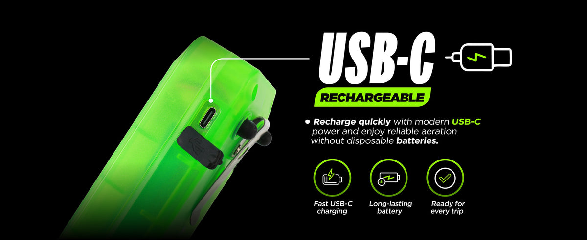 Beyond Bait Pump Rechargeable Glow Aerator
