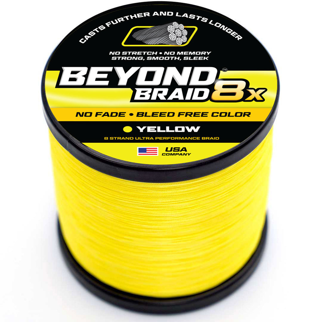 Yellow 8X- No Fade - Ultra Performance 8 Strand
