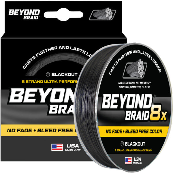 Blackout 8X NO FADE BRAID - Ultra Performance 8 Strand