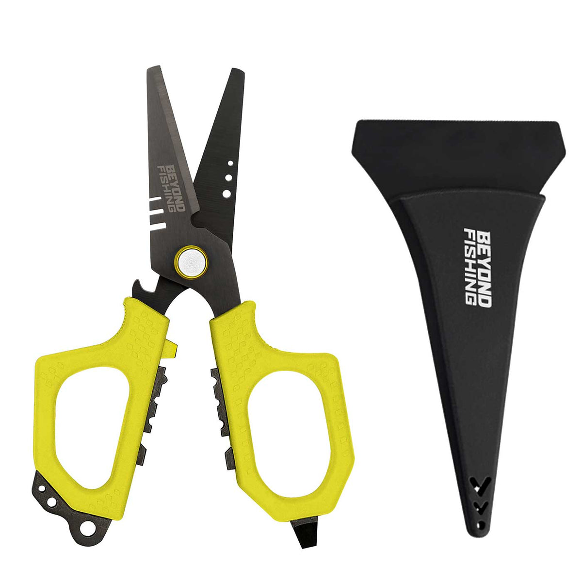 Beyond Fishing Voyager Bundle - Tackle Backpack, Hook Remover &amp; Titanium Line Shears (Black)
