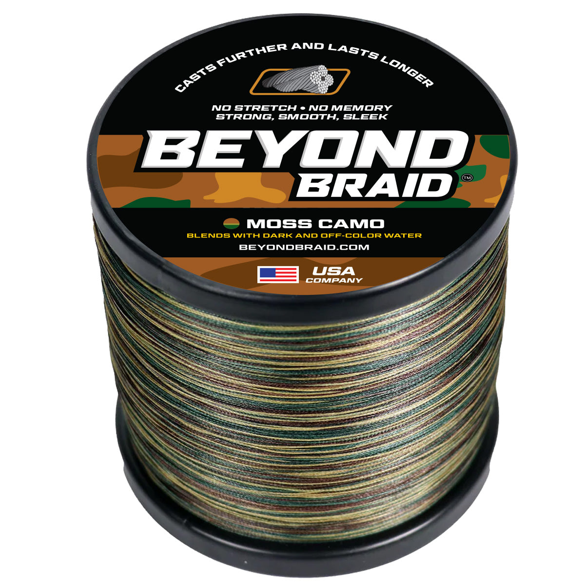 Braided Fishing Line - 300 Yards, Pro Grade Performance for Saltwater &amp; Freshwater- Beyond Braid