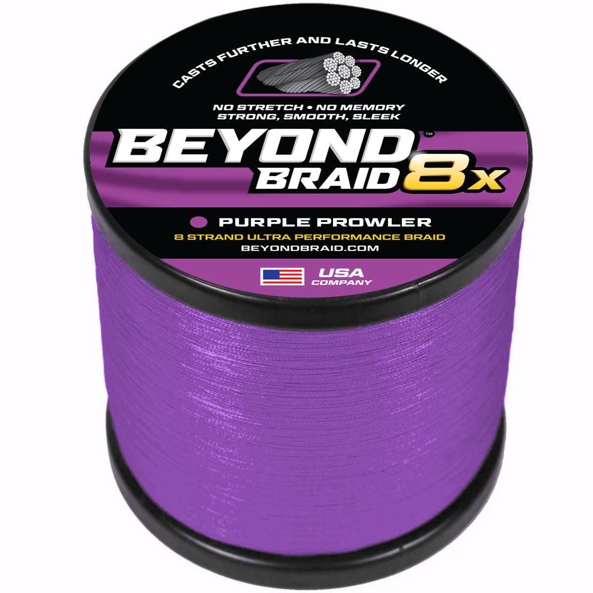 Beyond Braid Purple 8X 300 Yards 40lb Beyond Braid Purple 8X 300 Yards 40lb