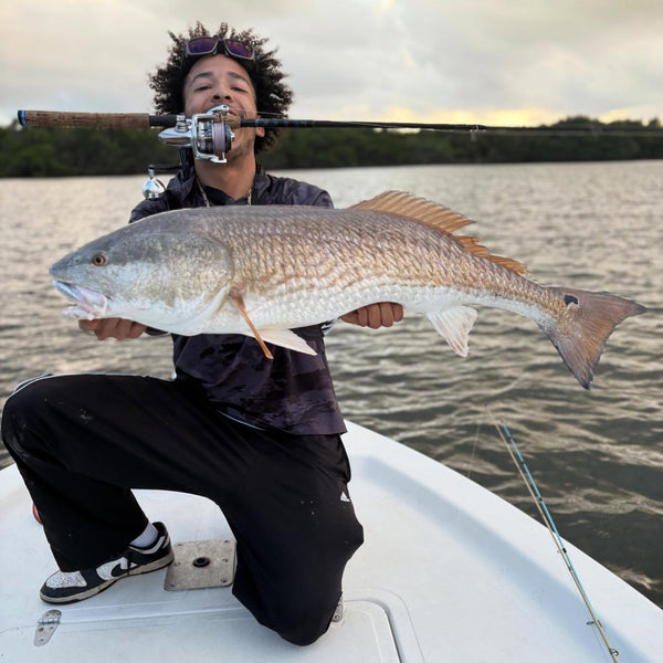 @tightlinez.dos with a 37 inch bull redfish