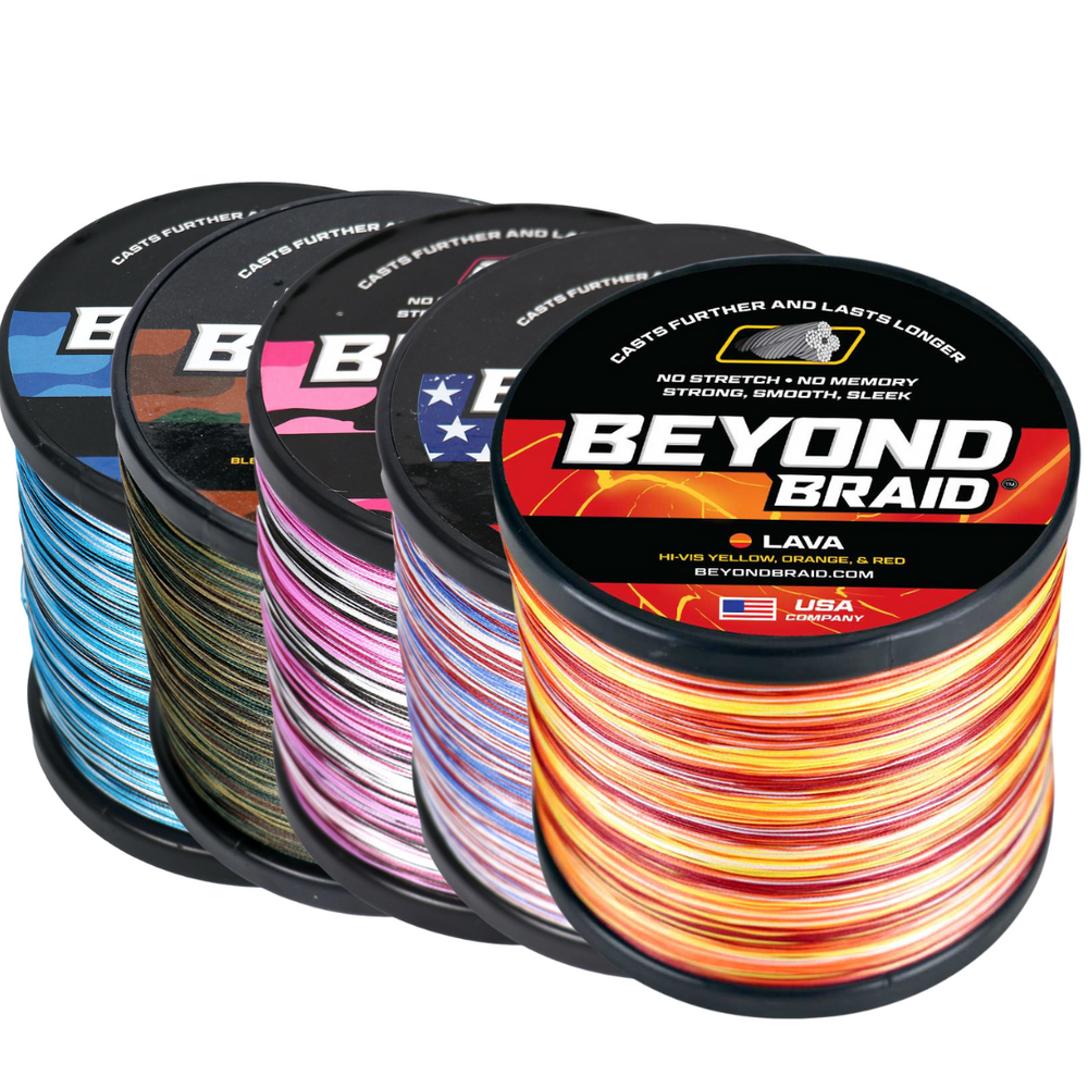 Beyond Braid - White 8X Beyond Braid spooled up and putting in work! 🙏