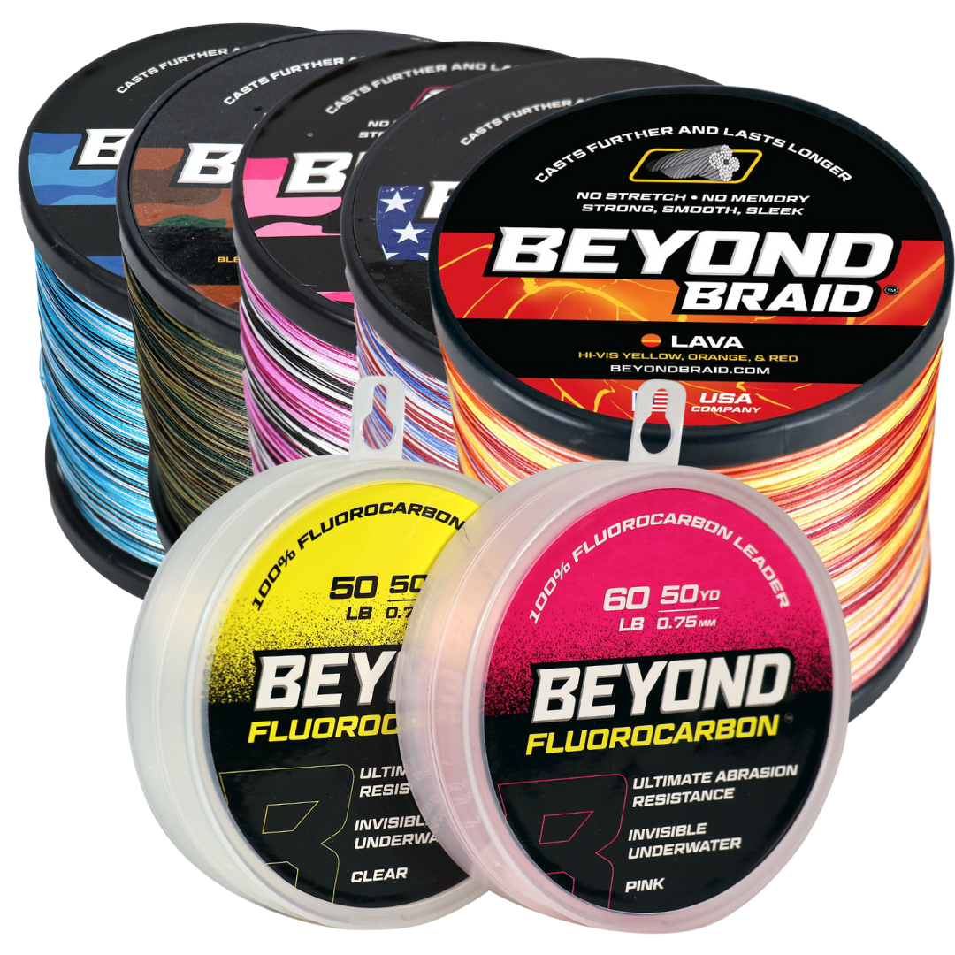 4X Strand Braided Line Starter Kit | Ultimate Fishing Upgrade - Beyond Braid 4X Strand Braided Line Starter Kit | Ultimate Fishing Upgrade - Beyond Braid