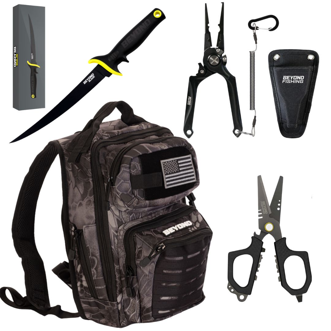 Beyond Fishing Tackle Backpack- The Voyager (Black Onyx) - Buy